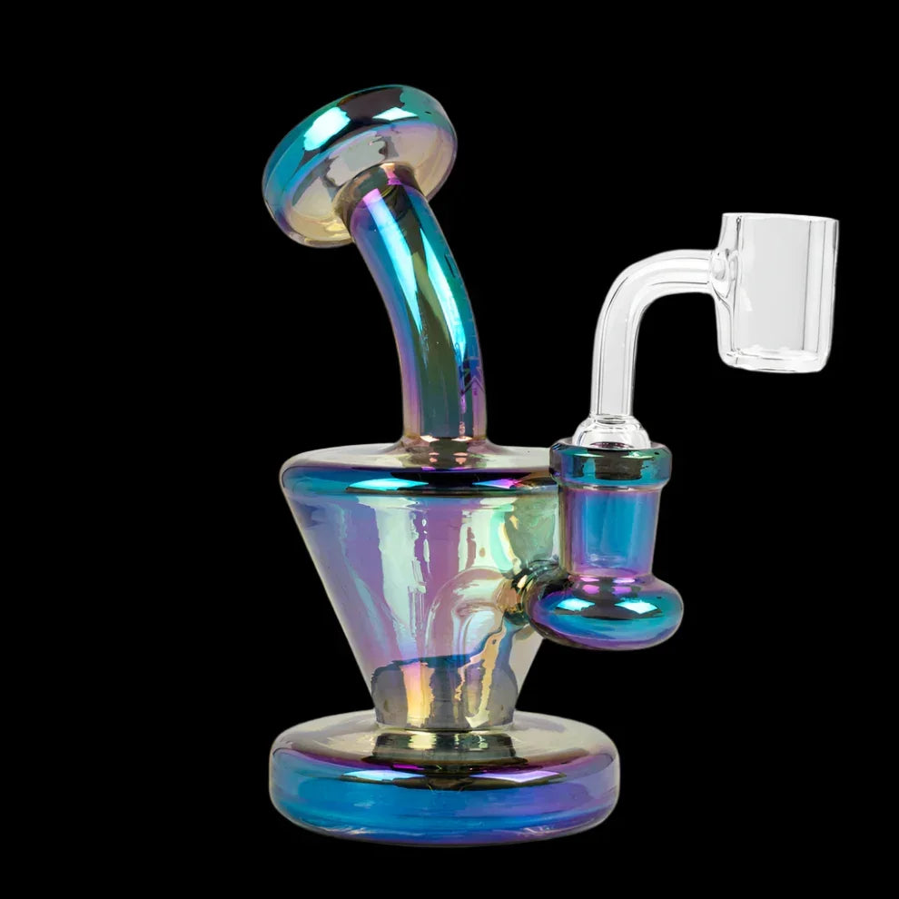 Metallic Green Red Eye Tek 5.5inch Quantum Terminator Finish Concentrate Rig
