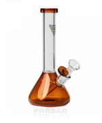 Load image into Gallery viewer, Red Eye Tek 8inch Tall Amber Midge Mini Beaker Tube
