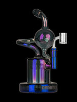 Load image into Gallery viewer, Metallic Blue Arota Red Eye Tek Terminator Concentrate Recycler Dab Rig
