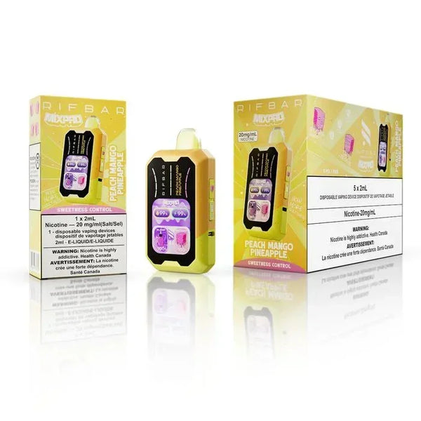 Peach Mango Pineapple of Rifbar Mixpro Disposable Vape