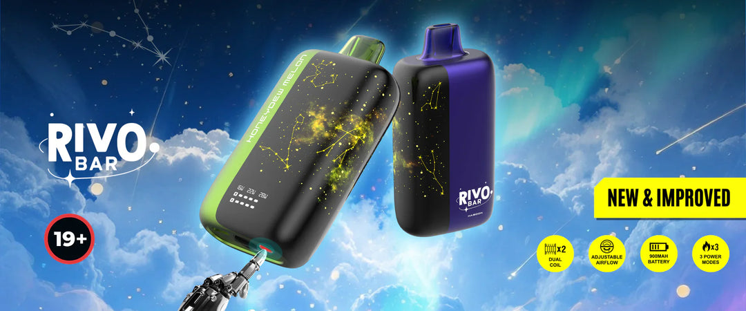 White Peach Razz Rivo Bar 80k Disposable Vape