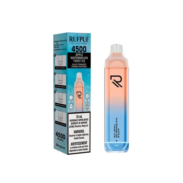 Apple Watermelon Twist Ice of Rufpuf 4500 Disposable Vape