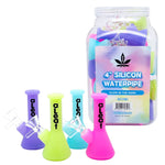 Load image into Gallery viewer, aLEAF 4" SILICONE BEAKER (GLOW IN THE DARK)