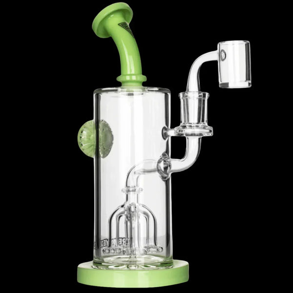 SLYME RED EYE GLASS - MOCHI DAB RIG (9"IN)