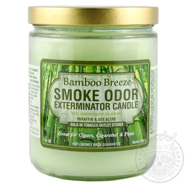 Bamboo Breeze Fragrance Candle of Smoke Odor
