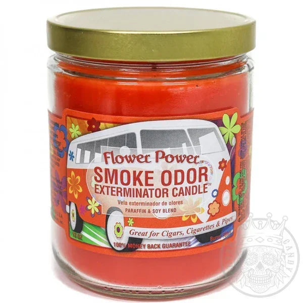 Flower Power Fragrance Candle of Smoke Odor