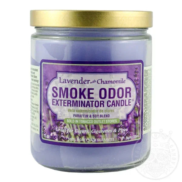 Lavender with Chamomile Fragrance Candle of Smoke Odor