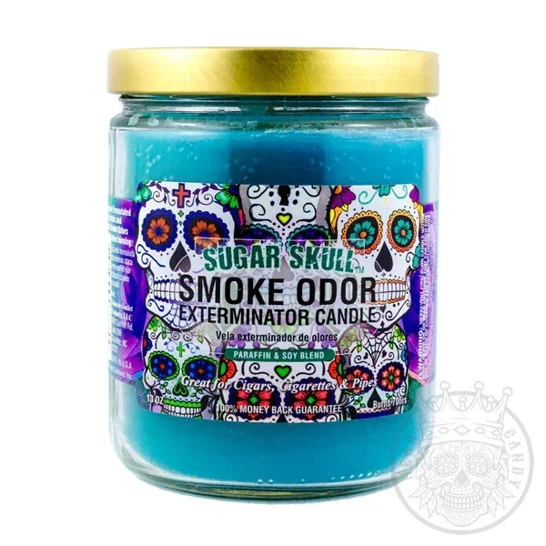 Sugar Skull Fragrance Candle of Smoke Odor