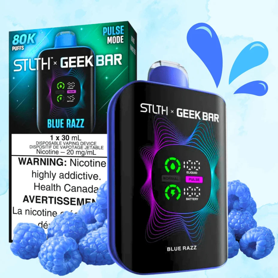 BLUE RAZZ STLTH X GEEK BAR 80K