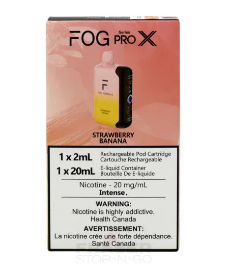 FOG FORMULAS PRO X 50K PUFF DISPOSABLE VAPE  FRASER STOP N GO