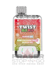 Guava Ice and Kiwi Passion Fruit of Twist Bar 25k Disposable Vape