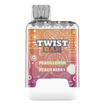 Load image into Gallery viewer, Peach Lemon and Peach berry of Twist Bar Disposable Vape
