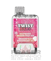 Raspberry Dragon Fruit Ice and Dragonfruit Strawberry Ice of Twist Bar 25k Disposable Vape