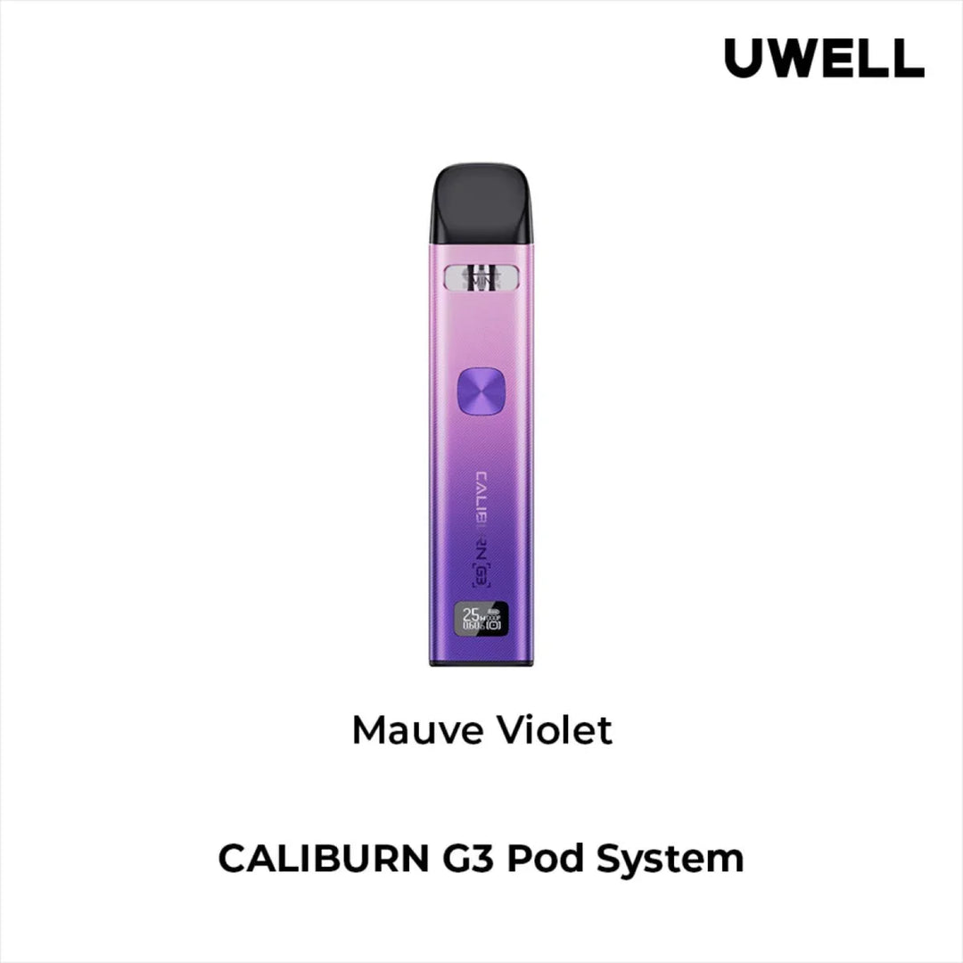 Uwell Caliburn G3 Pod Kit 25W 900mAh FRASER STOP N GO Uwell Caliburn G3 Pod Kit 25W 900mAh FRASER STOP N GO