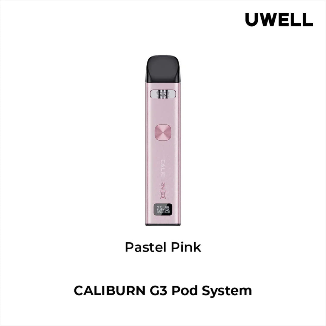 Caliburn G3 Pod Kit Pastel Pink