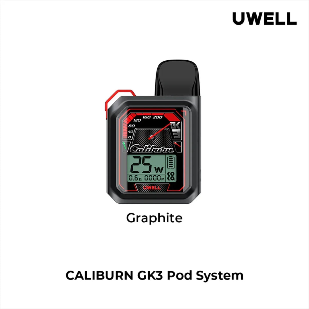 UWELL Caliburn GK3 Pod System Kit 25W 900mAh FRASER STOP N GO UWELL Caliburn GK3 Pod System Kit 25W 900mAh FRASER STOP N GO