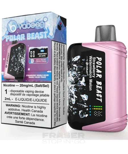 Strawberry Double Melon Vabeen Polar Beast 40K Disposable Vape  FRASER  STOP N GO