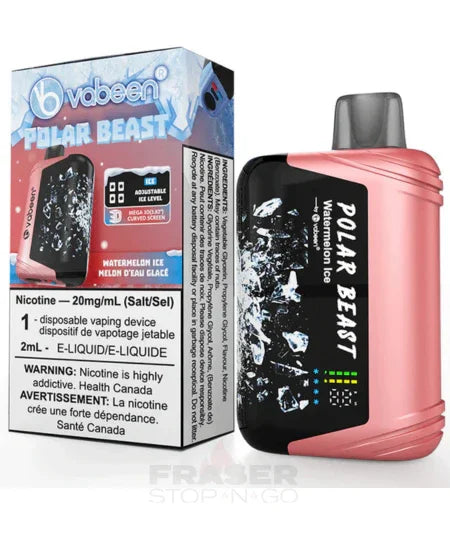 Watermelon Ice Vabeen Polar Beast 40K Disposable Vape FRASER STOP N GO Watermelon Ice Vabeen Polar Beast 40K Disposable Vape FRASER STOP N GO