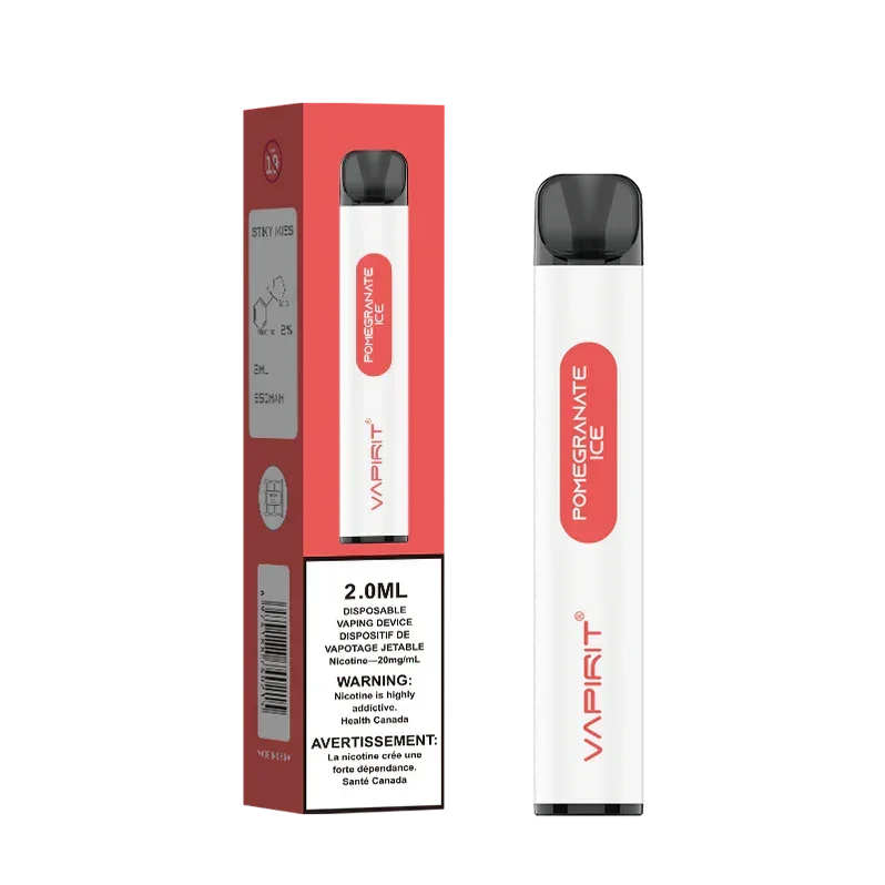 Pomegranate Ice of Vapirit 2000 puff Disposable Vape