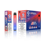 Load image into Gallery viewer, Blueberry Raspberry Ice of Vfeel Nex 2500 Disposable Vape
