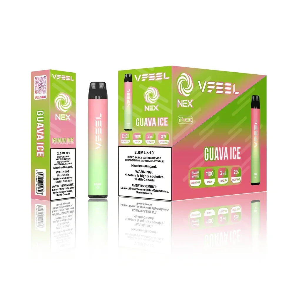 Guava Ice of Vfeel Nex 2500 Disposable Vape