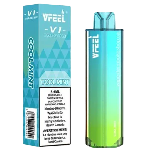Cool Mint of Vfeel V1 6K puff Disposable vape