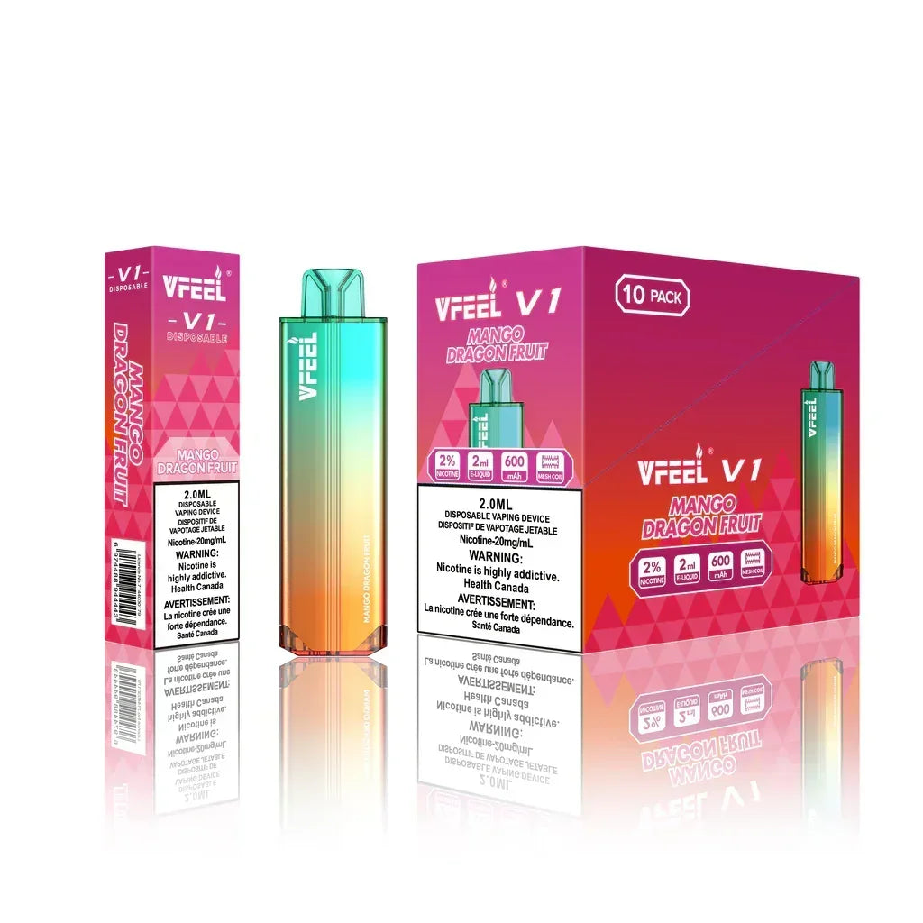 Mango Dragon Fruit of Vfeel V1 6K puff Disposable vape