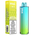 Load image into Gallery viewer, Sour Green Apple of Vfeel V1 6K puff Disposable vape

