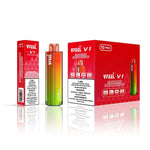 Load image into Gallery viewer, Strawberry Dragon Fruit Ice of Vfeel V1 6K puff Disposable vape
