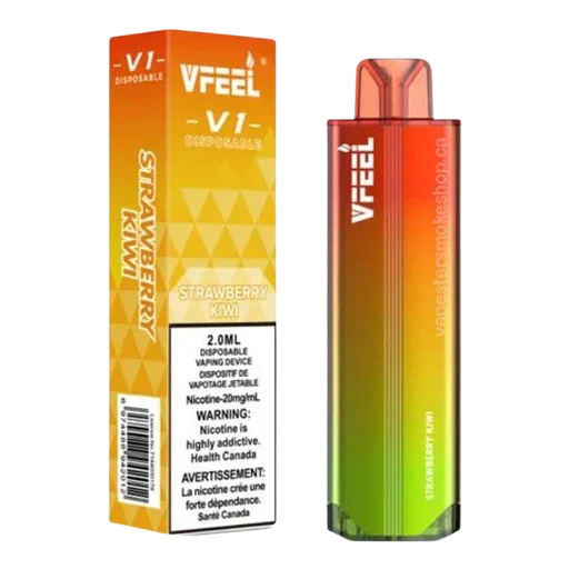 Strawberry Kiwi of Vfeel V1 6K puff Disposable vape