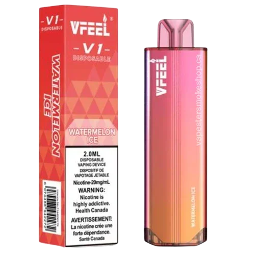 Watermelon Ice of Vfeel V1 6K puff Disposable vape