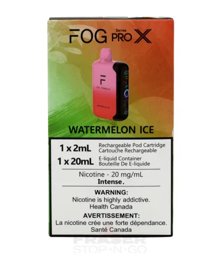 WATERMELON ICE FOG FORMULAS PRO X 50K PUFF FRASER STOP N GO WATERMELON ICE FOG FORMULAS PRO X 50K PUFF FRASER STOP N GO