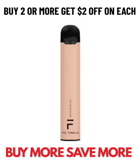 White Peach Ice Fog Formula Offer