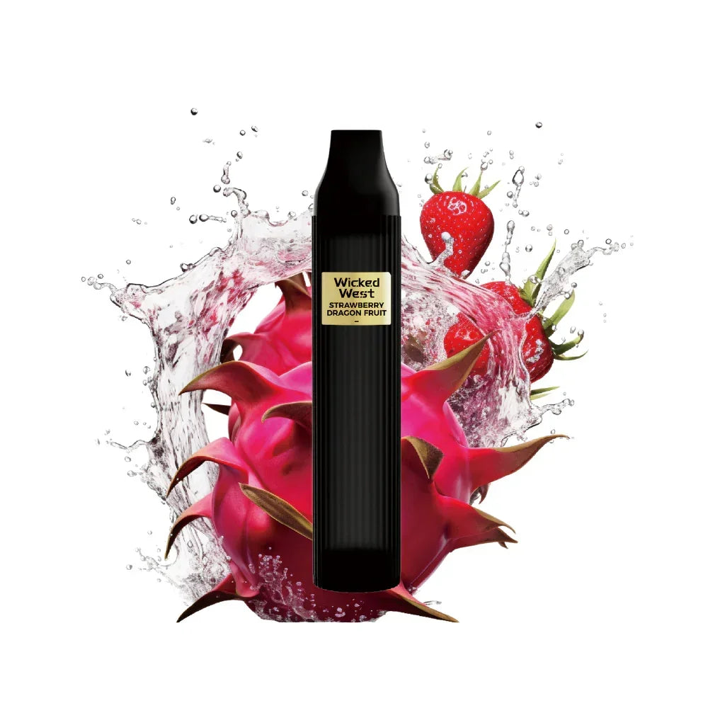 Strawberry Dragon Fruit of Wicked West 2500 Disposable Vape