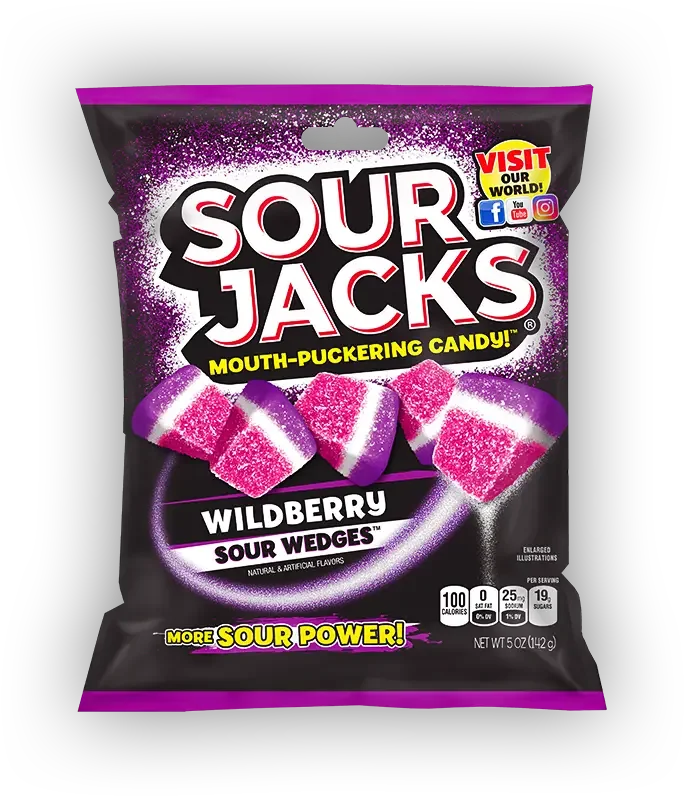 SOUR JACKS SOUR WEDGES