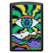 Black Light Eye Zippo Pocket Lighter