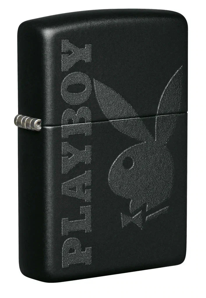 Black Playboy Zippo Pocket Lighter