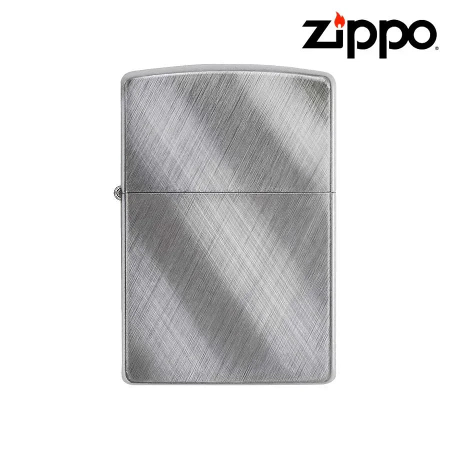 Diagonal Weave Zippo Pocket Lighter