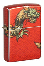 Load image into Gallery viewer, Dragon Design Zippo Pocket Lighter
