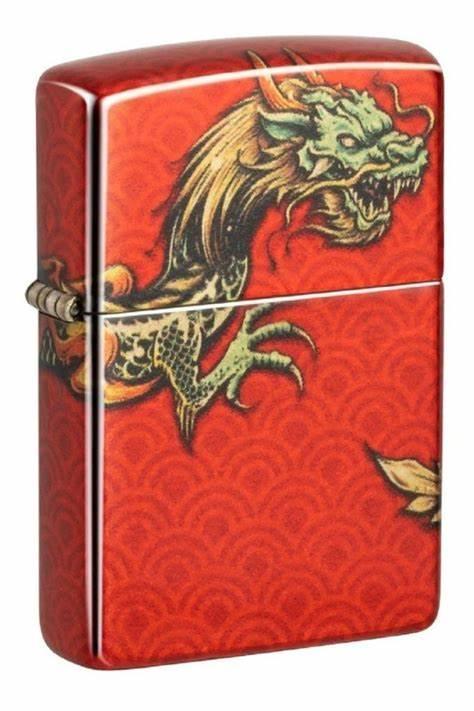 Dragon Design Zippo Pocket Lighter