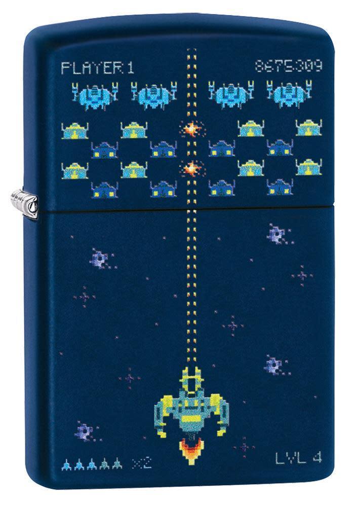 Pixel Game Navy Mate Zipoo Pocket Light
