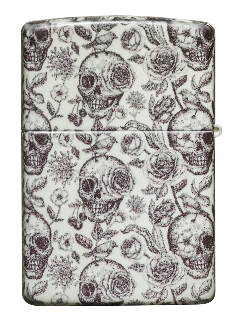 Skeleton Zippo Pocket Lighter